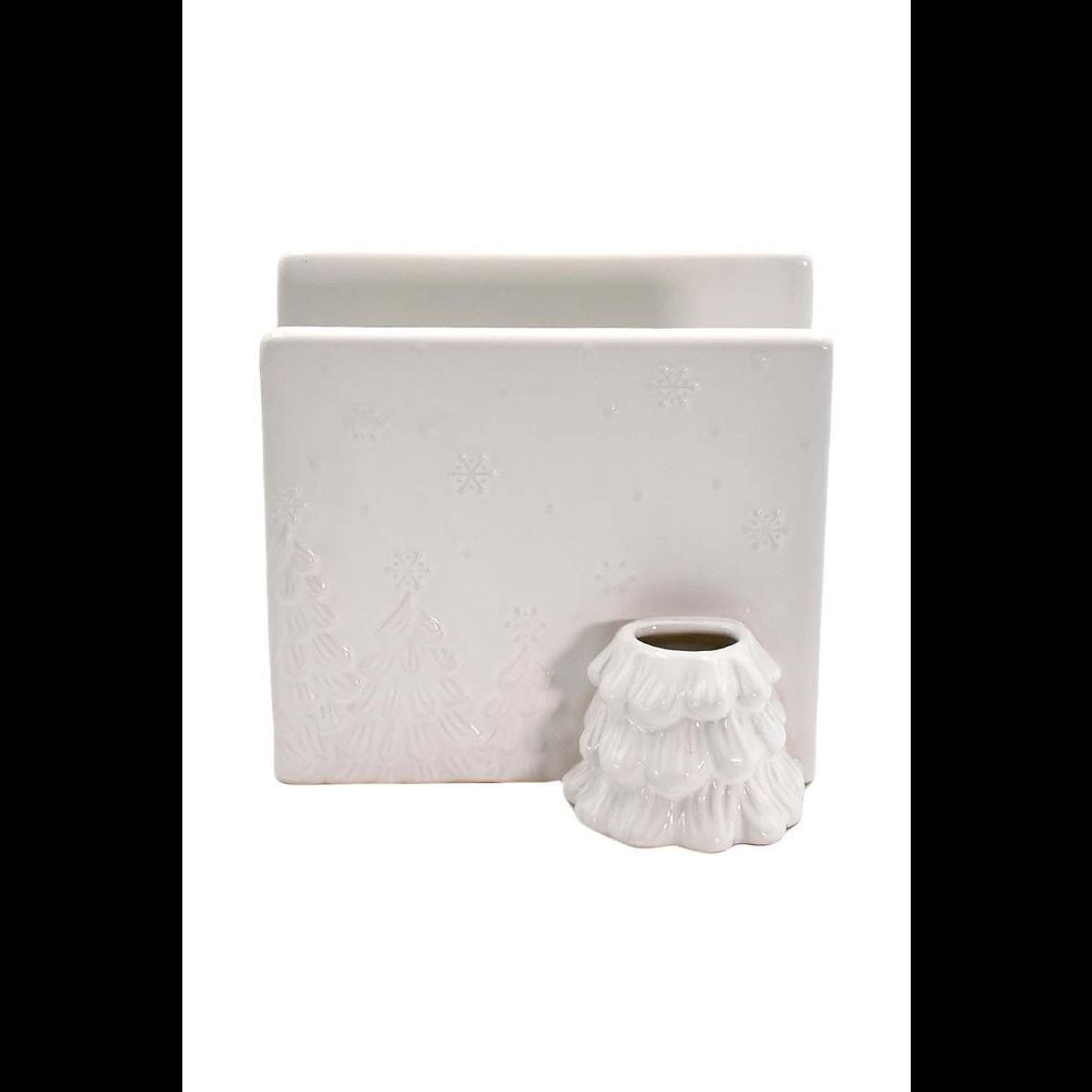 Temp-tations Seasonal Napkin and Toothpick Holder Frosty Forest